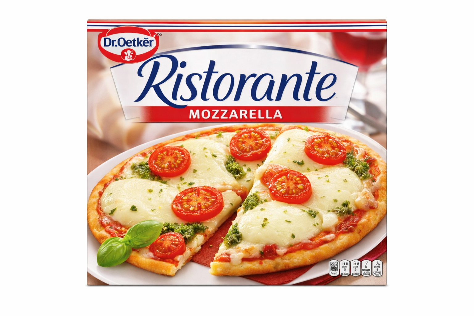 Frozen mozzarella pizza