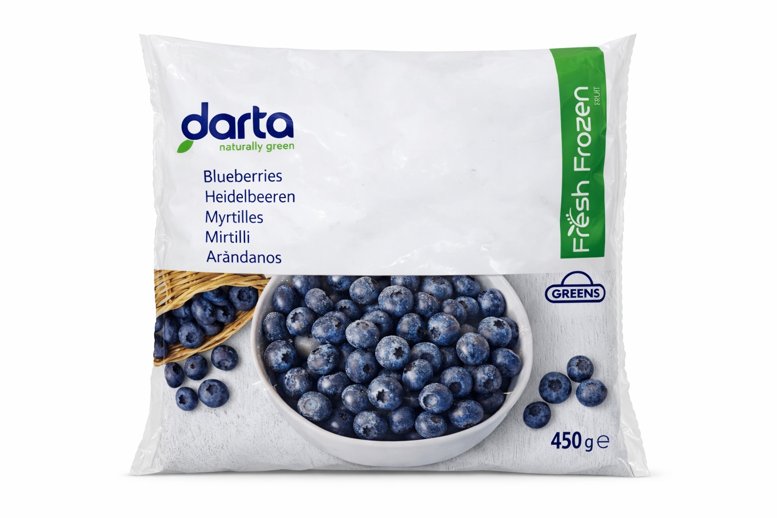 Frozen blueberries