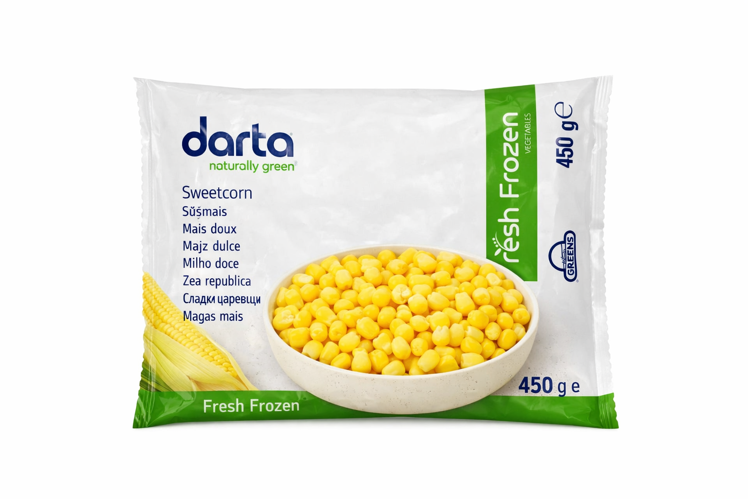 Frozen sweet corn