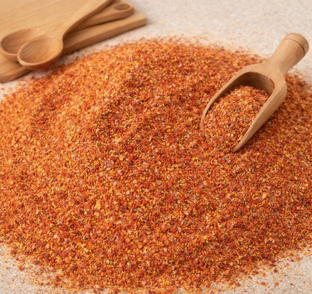 Red bread crumbs