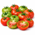 Less ripe tomato