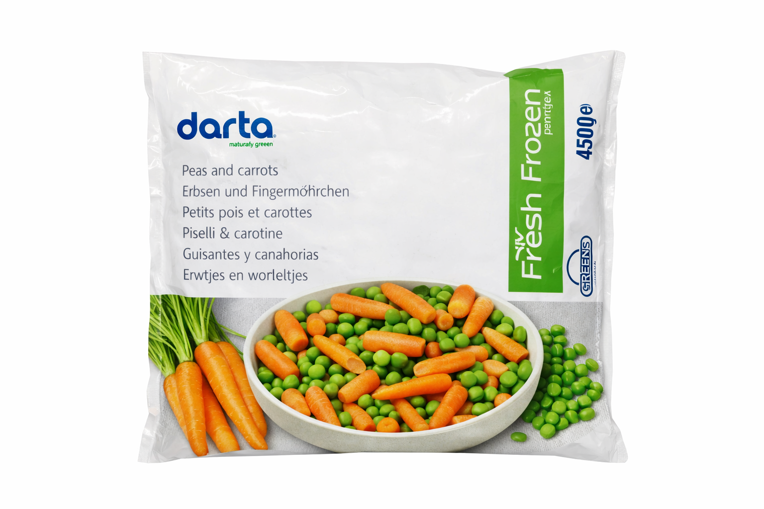 Darta Fresh Frozen Peas and Carrots