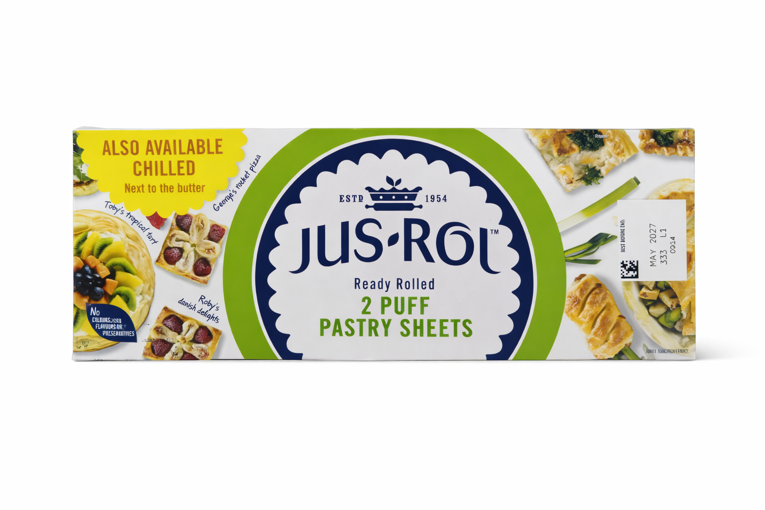 Jus-Rol Ready Rolled 2 Puff Pastry Sheets