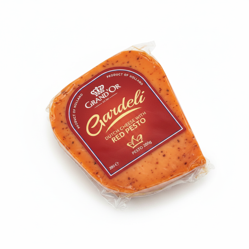 Grand'Or Gardeli Red Pesto Cheese – No Price Label
