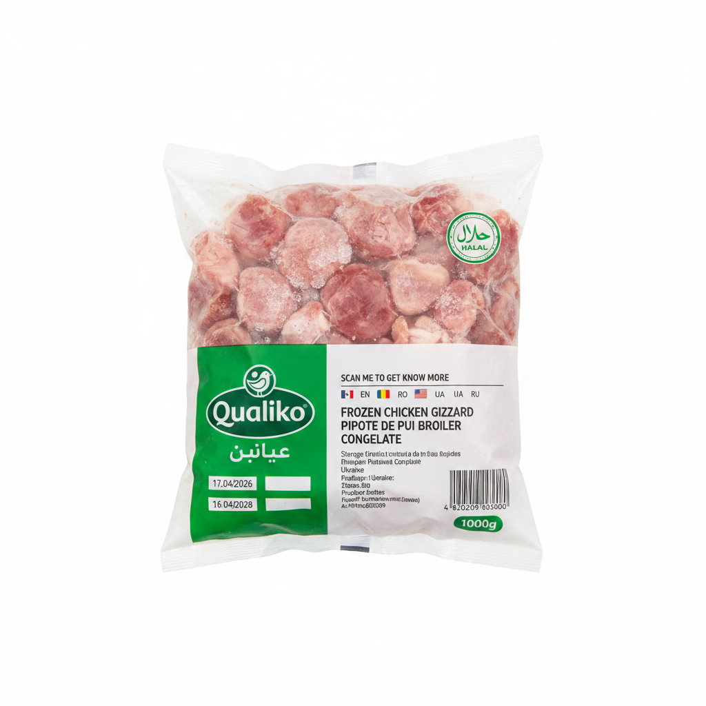 Qualiko Frozen Chicken Gizzard 1kg