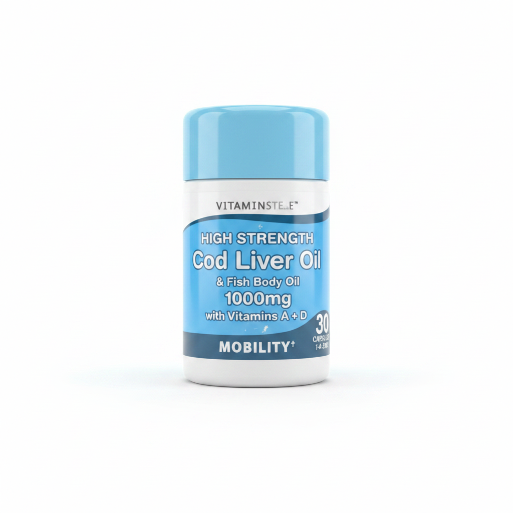 VitaminStore High Strength Cod Liver Oil 1000mg