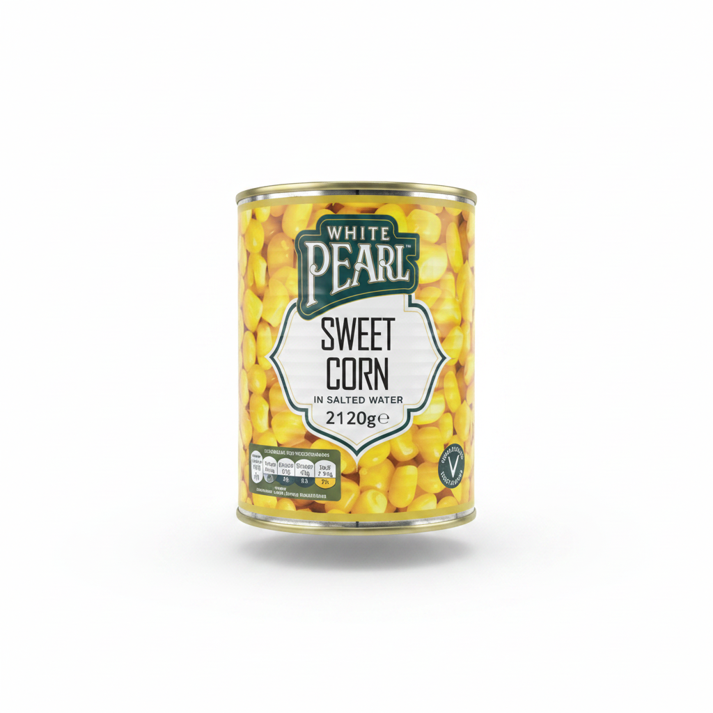 White Pearl Sweet Corn in Salted Water 2120g