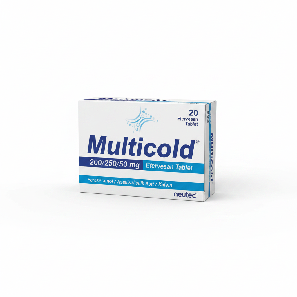 Multicold 200/250/50mg Effervescent Tablets 20s