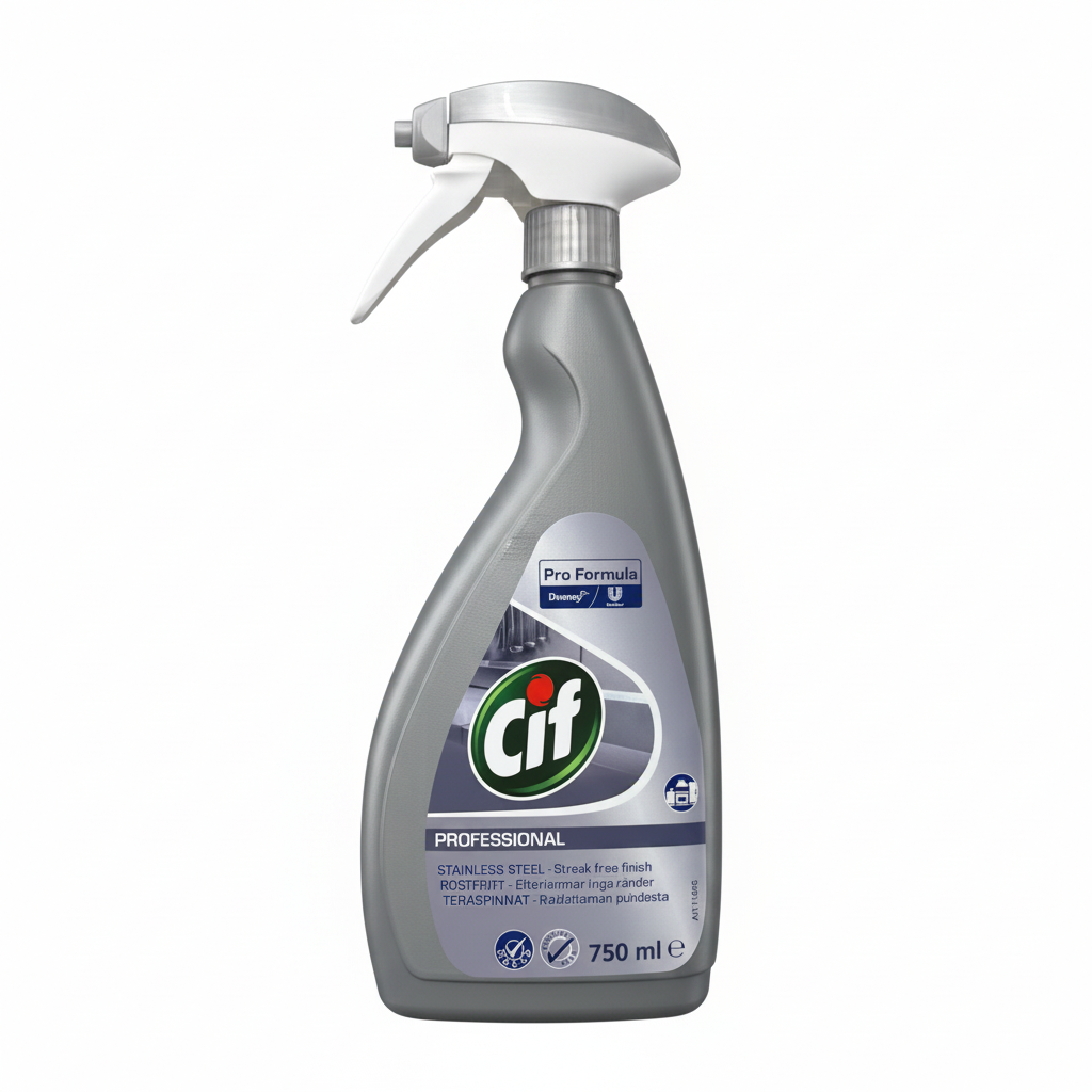 Cif Professional Stainless Steel Spray 750ml