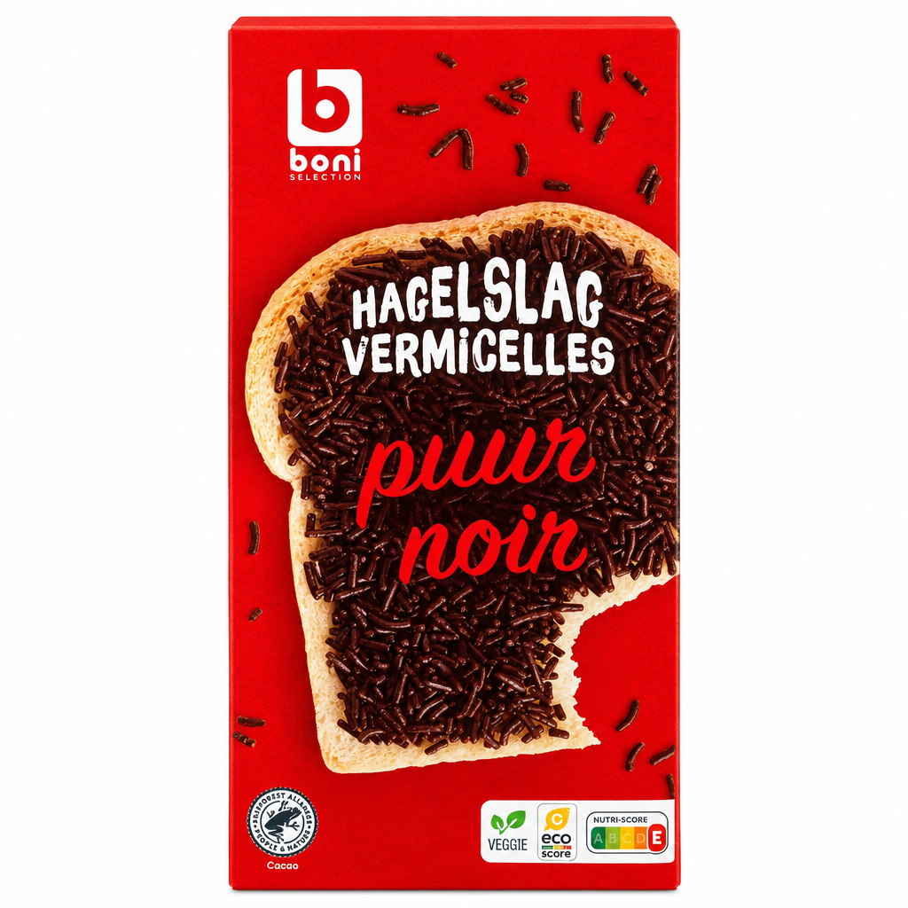 Boni Selection Dark Chocolate Sprinkles (Hagelslag) 600 g