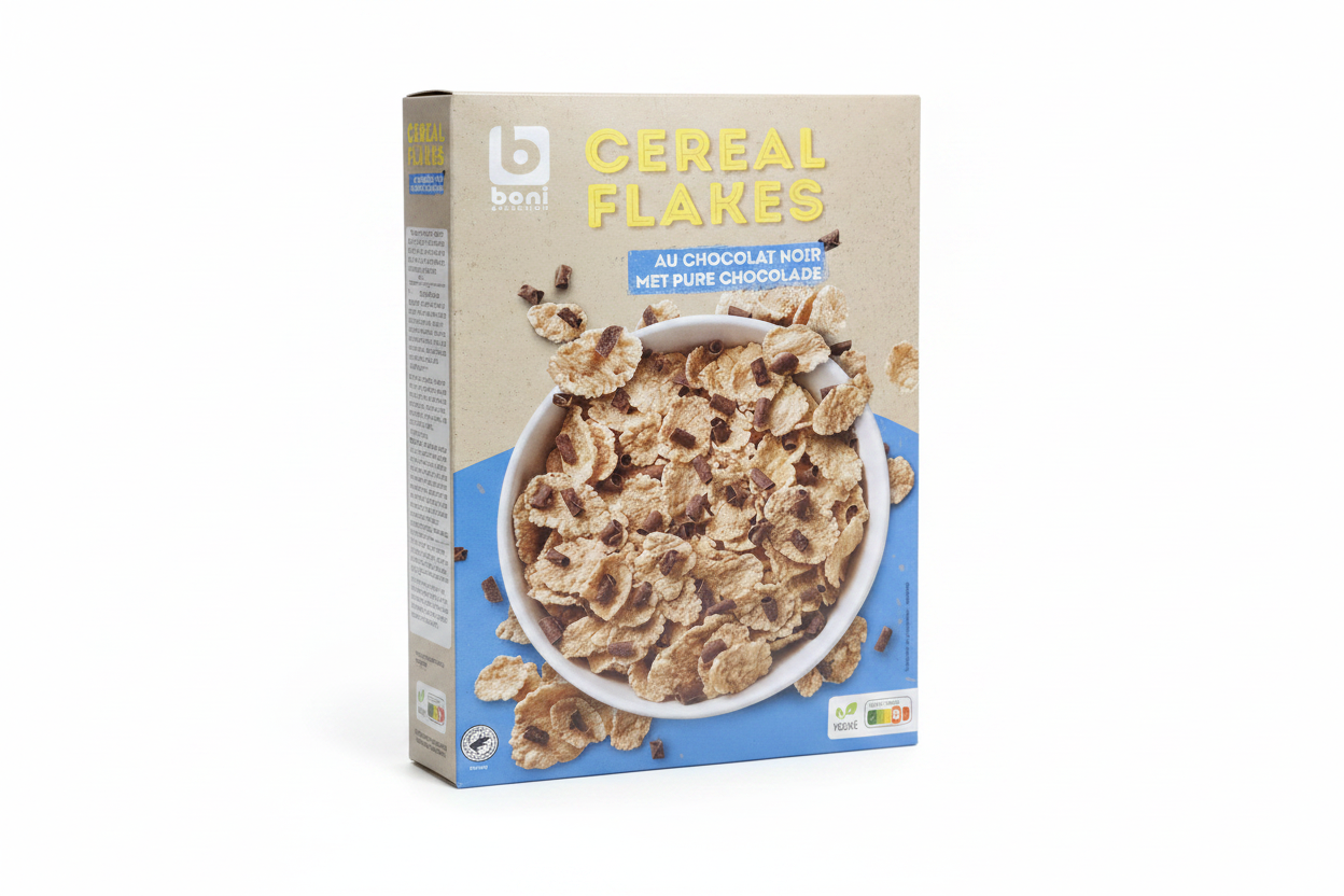 Boni Selection Cereal Flakes Dark Chocolate
