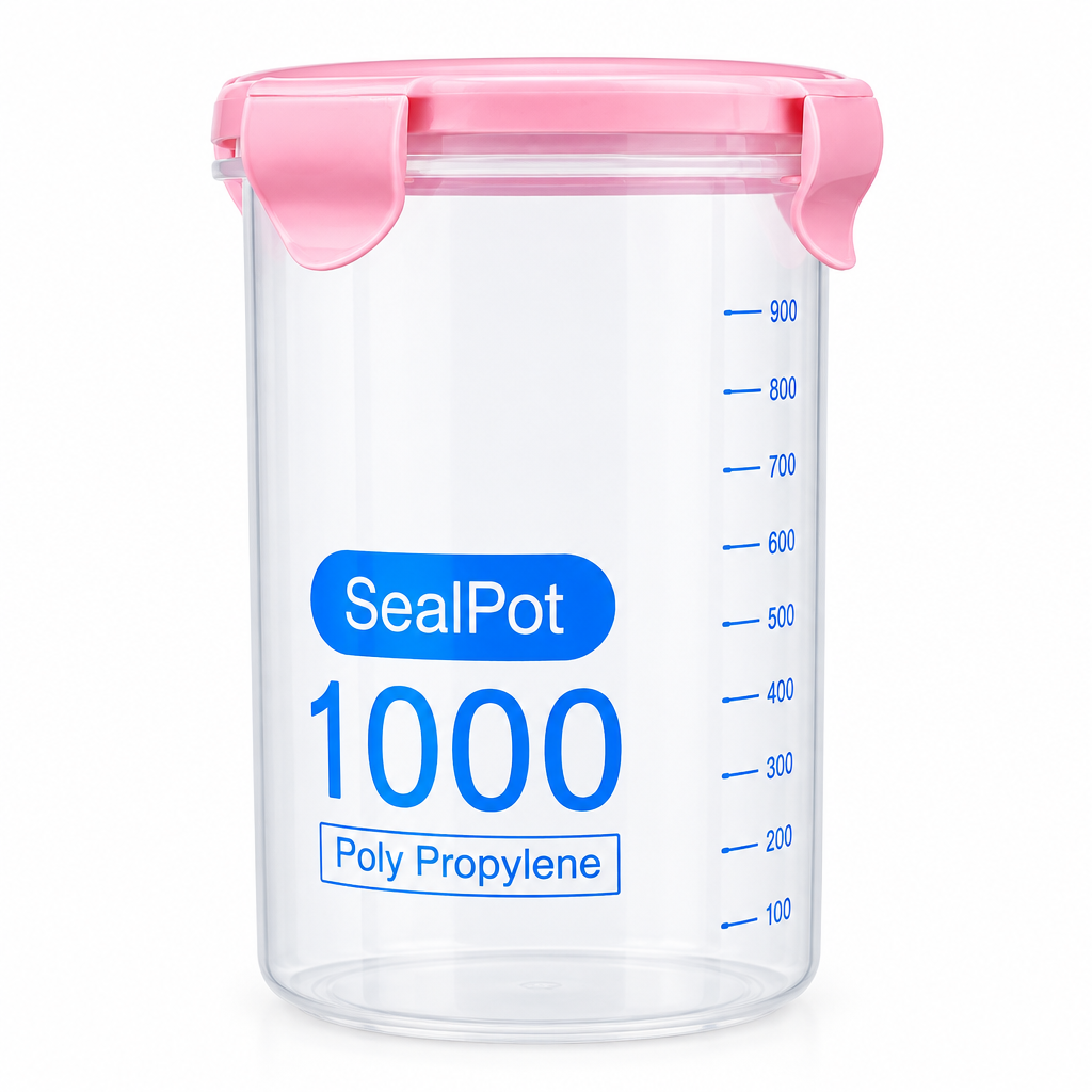 SealPot 1000 Polypropylene Food Storage Container