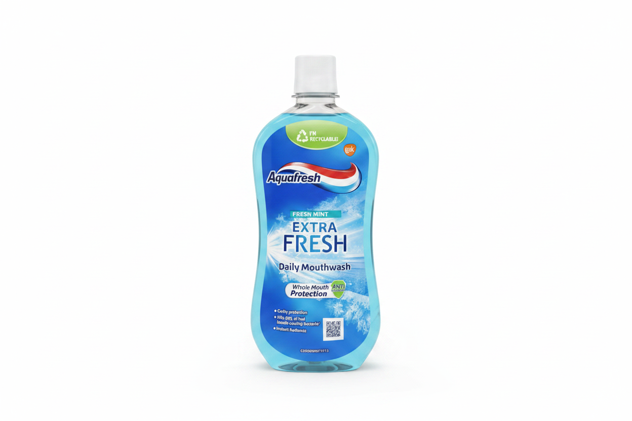 Aquafresh Extra Fresh Daily Mouthwash Fresh Mint