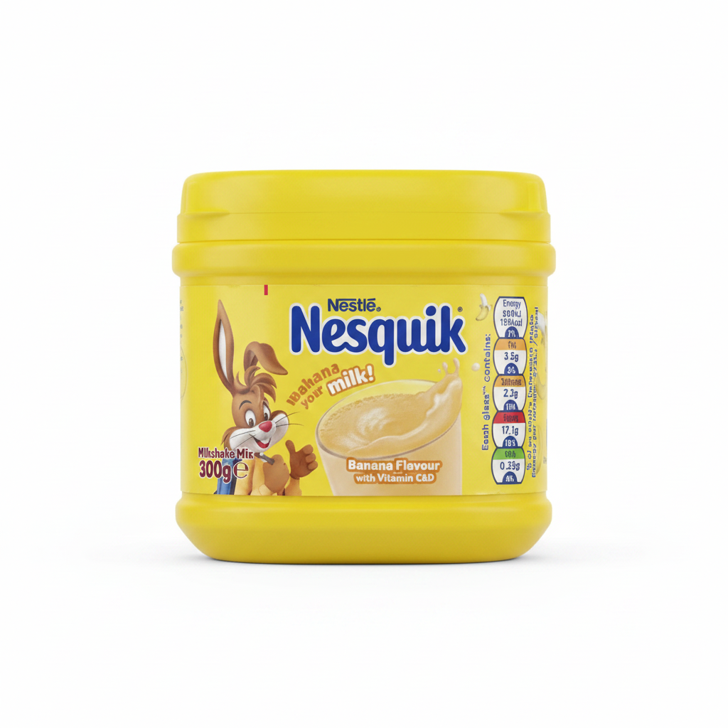 Nestlé Nesquik Banana Flavour Milkshake Mix 300g