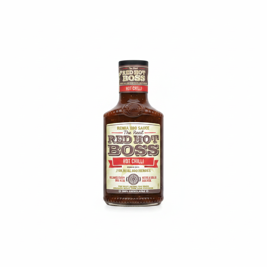Remia Red Hot Boss Hot Chilli BBQ Sauce 450ml