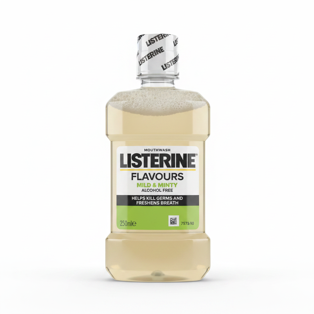 Listerine Flavours Mild & Minty Mouthwash 250ml