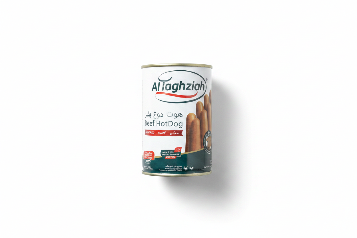 Al Taghziah Smoked Beef Hot Dog 450g
