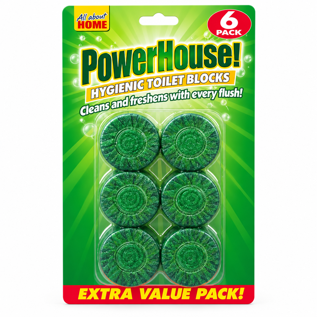 PowerHouse! Hygienic Toilet Blocks 6 Pack