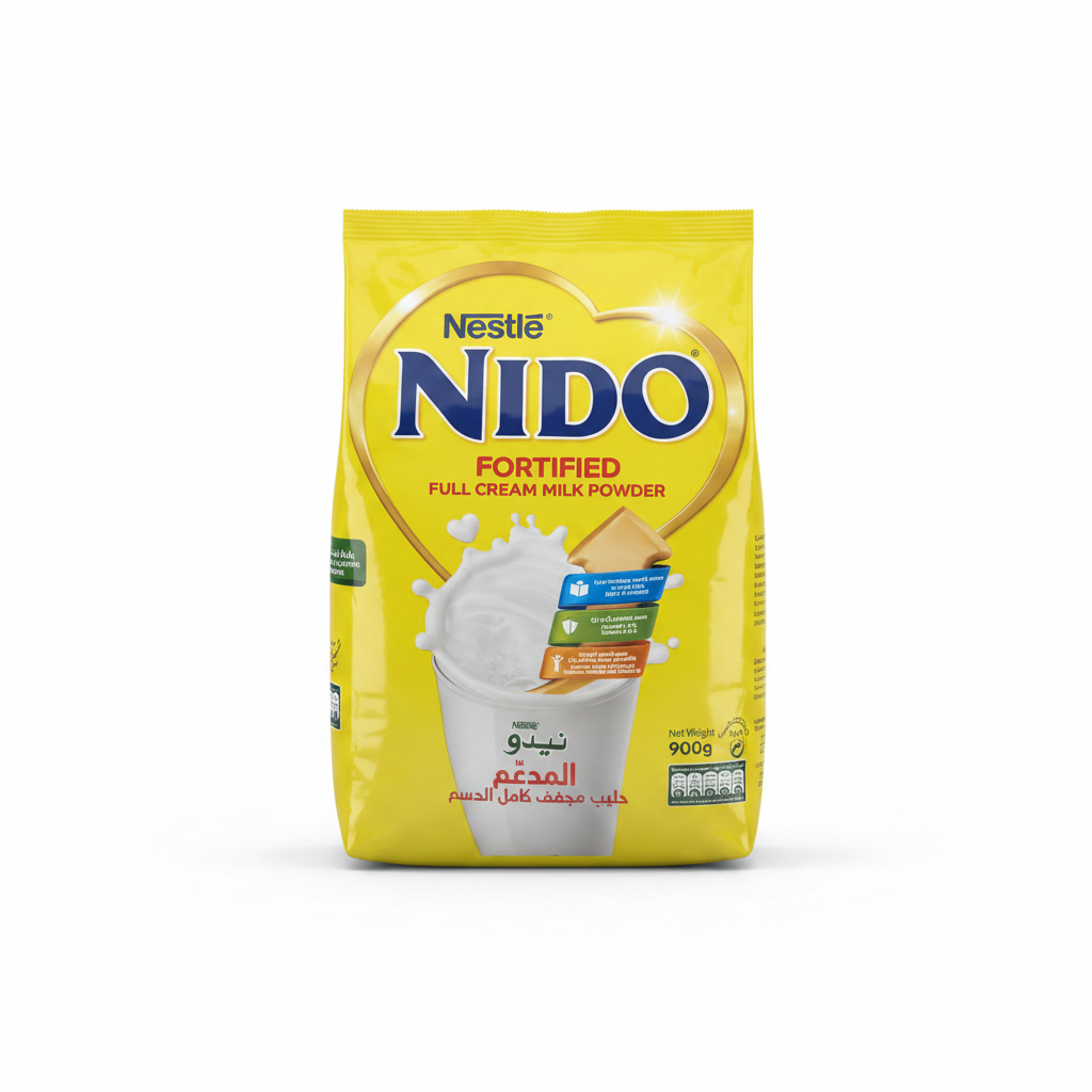 Nestlé NIDO Fortified Full Cream Milk Powder 900g