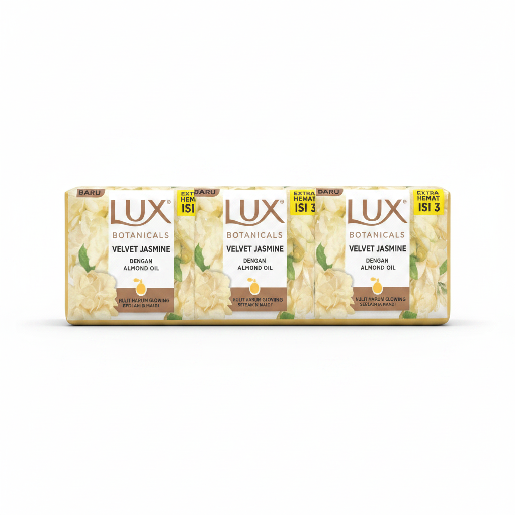 Lux Botanicals Velvet Jasmine Bar Soap x3