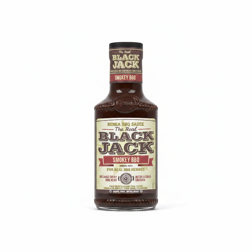 Remia Black Jack Smokey BBQ Sauce 450ml