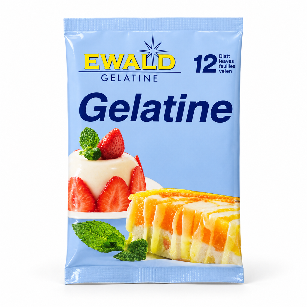 Ewald Gelatine 12 Leaves 20g