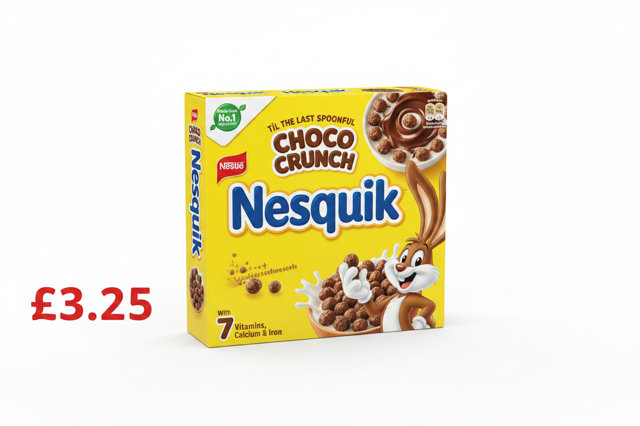 Nestlé Nesquik Choco Crunch Cereal (375g)