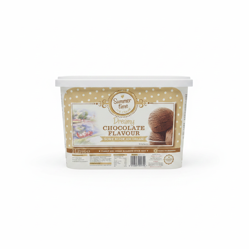 Summer Time Dreamy Chocolate Flavour Ice Cream – 2 Litres