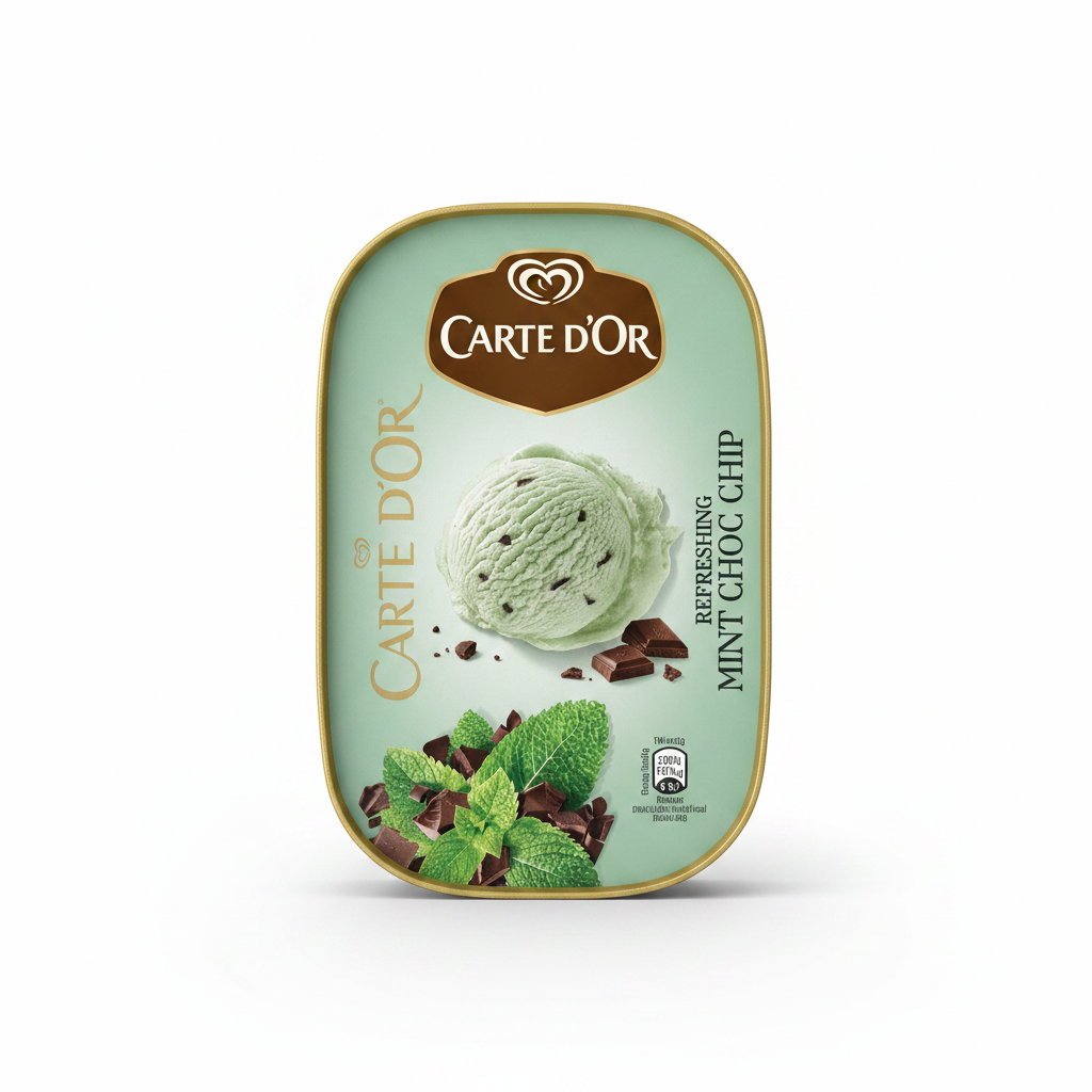 Carte D'Or Refreshing Mint Choc Chip Ice Cream