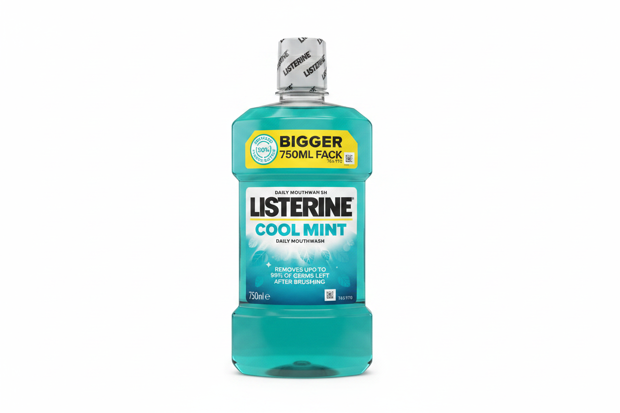 Listerine Cool Mint Daily Mouthwash 750ml