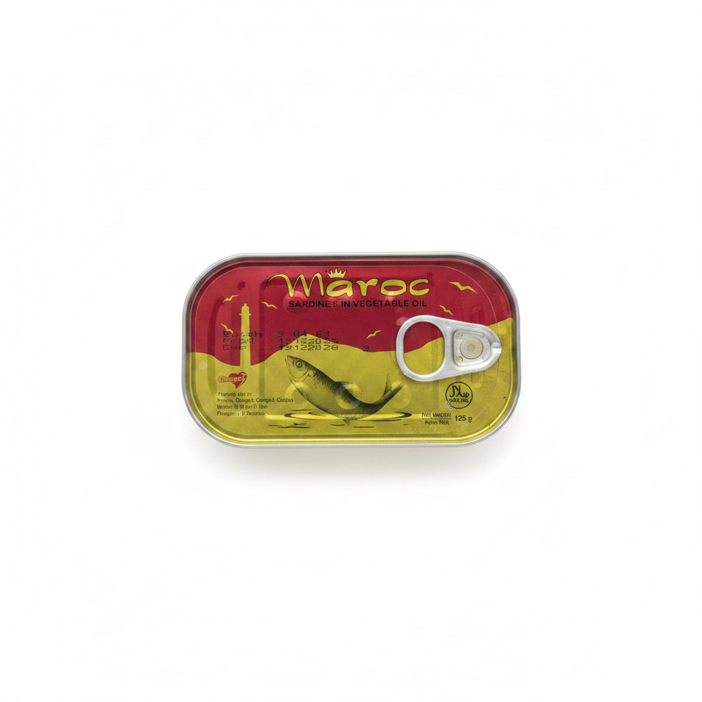 Maroc Sardines in Vegetable Oil 125g