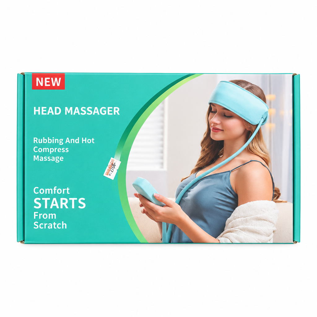 Head Massager - Rubbing & Hot Compress