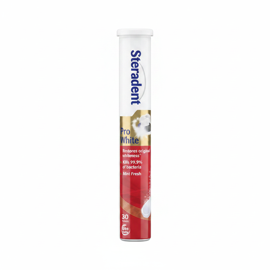 Steradent Pro White Denture Cleaning Tablets 30s