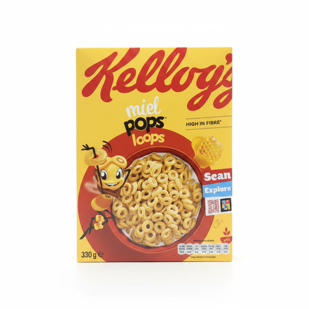 Kellogg's Miel Pops Loops 330g