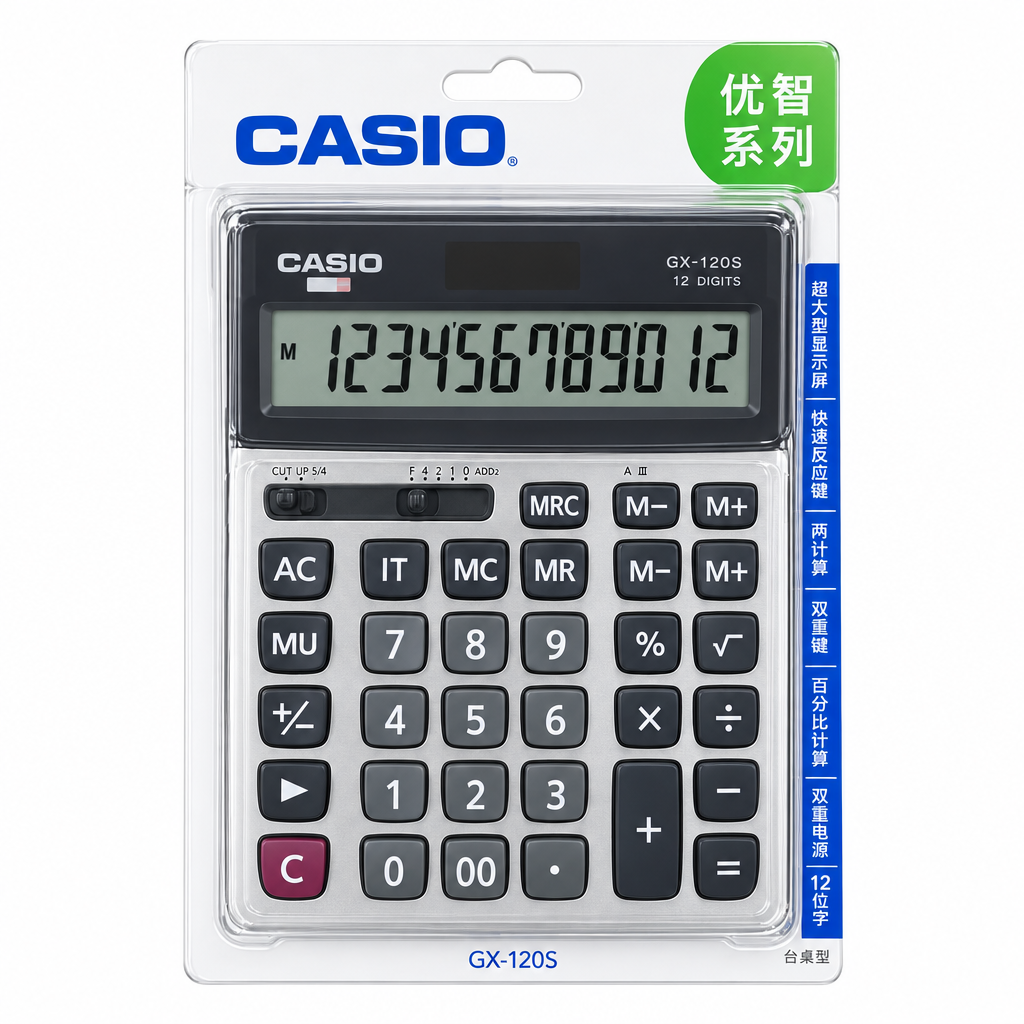 Casio GX-120S Desktop Calculator