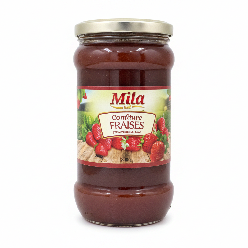 Mila Food Strawberry Jam 800g