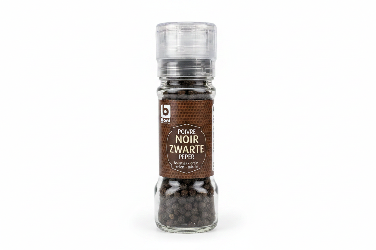 Boni Black Pepper Grinder (Poivre Noir) 35g