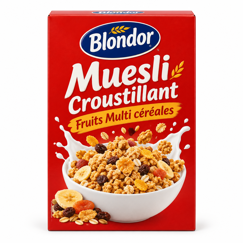 Blondor Crunchy Muesli Fruits 350 g