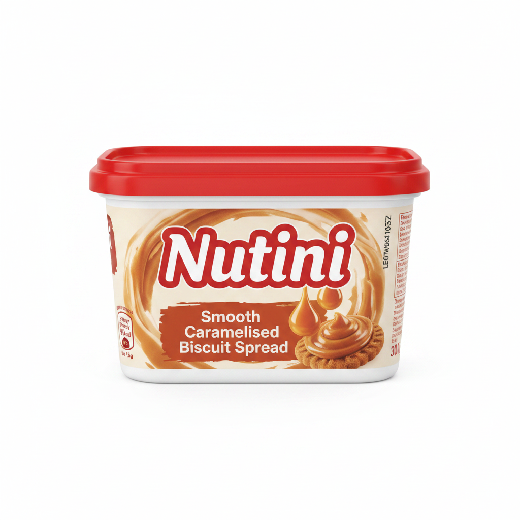 Nutini Biscuit Spread 300g - White Background