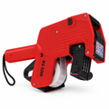 Red and black MX-5500 price labeler on a clean white background