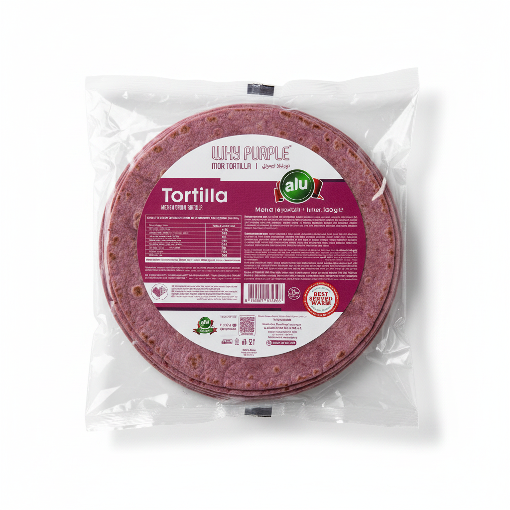 Why Purple Tortilla - White Background